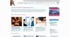 Desktop Screenshot of contractsandagreements.co.uk