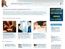 Tablet Screenshot of contractsandagreements.co.uk